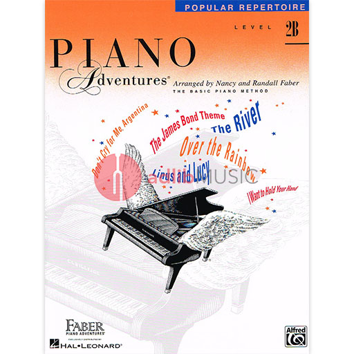 Piano Adventures Level 2B Popular Repertoire Book - Piano by Faber/Faber Hal Leonard 420237