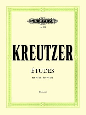 Kreutzer - 42 Studies - Violin Solo edited by Hermann Peters EP284