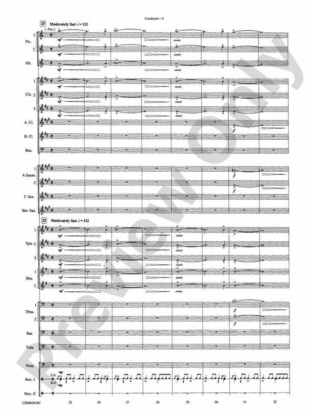 The Lord of the Rings: The Fellowship of the Ring, Concert Medley from - Concert Band Conductor Score & Parts (Digital Download)
