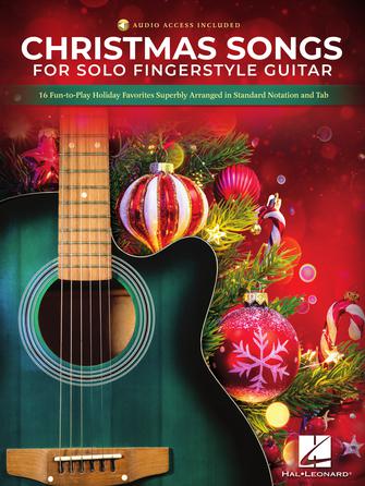 Christmas Songs for Solo Fingerstyle Guitar - Guitar/Audio Access Online Hal Leonard 1261904