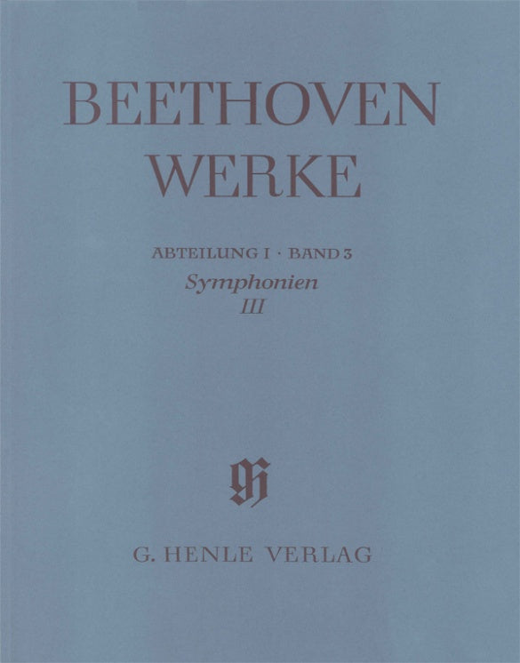Beethoven - Symphonies #5 & #6 Volume 3 - Full Score Henle HN4021