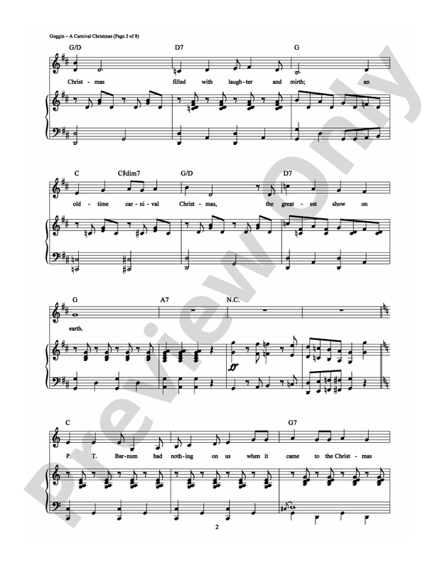 A Carnival Christmas -  Dan Goggin - PVG (Digital Download)