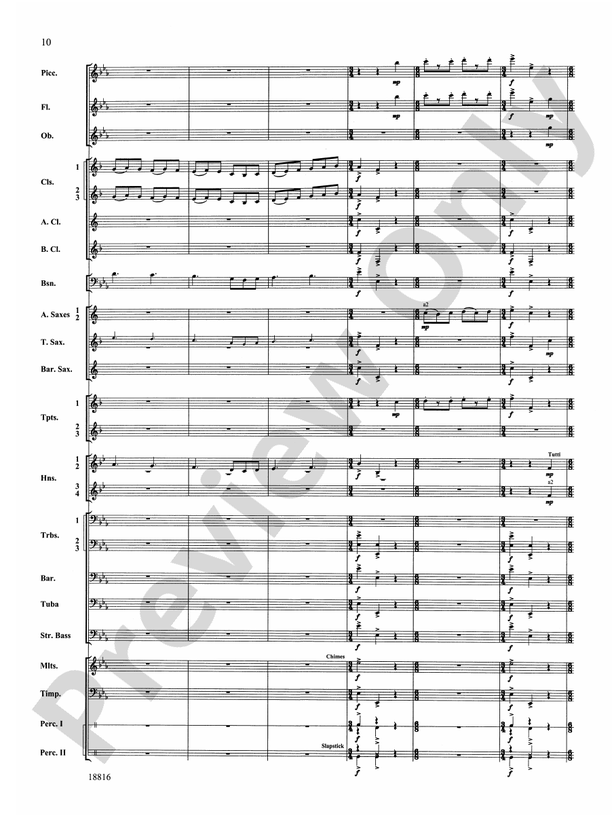 Canarios Fantasia - Concert Band Conductor Score & Parts (Digital Download)