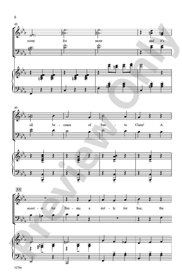 Cartoon Christmas – SATB Choral Octavo (Digital Download)