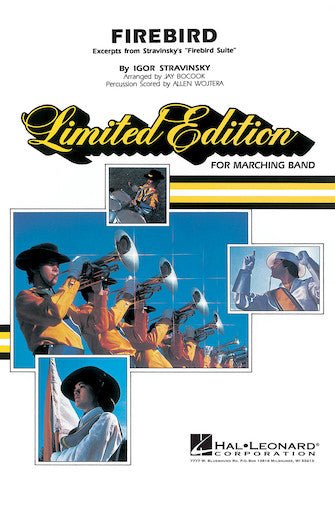 Stravinsky - Firebird - Marching Band Grade 4 Score/Parts arranged by Bocook Hal Leonard 10706030