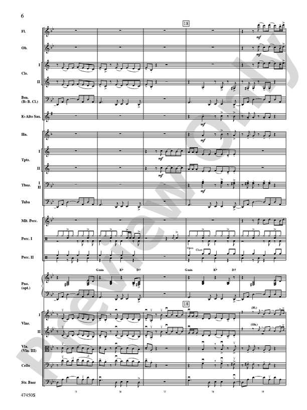 Havana - Full Orchestra Conductor Score & Parts (Digital Download)