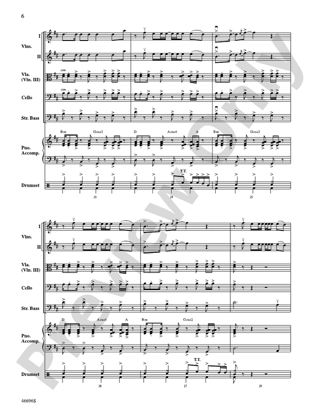One Foot - String Orchestra Conductor Score & Parts (Digital Download)