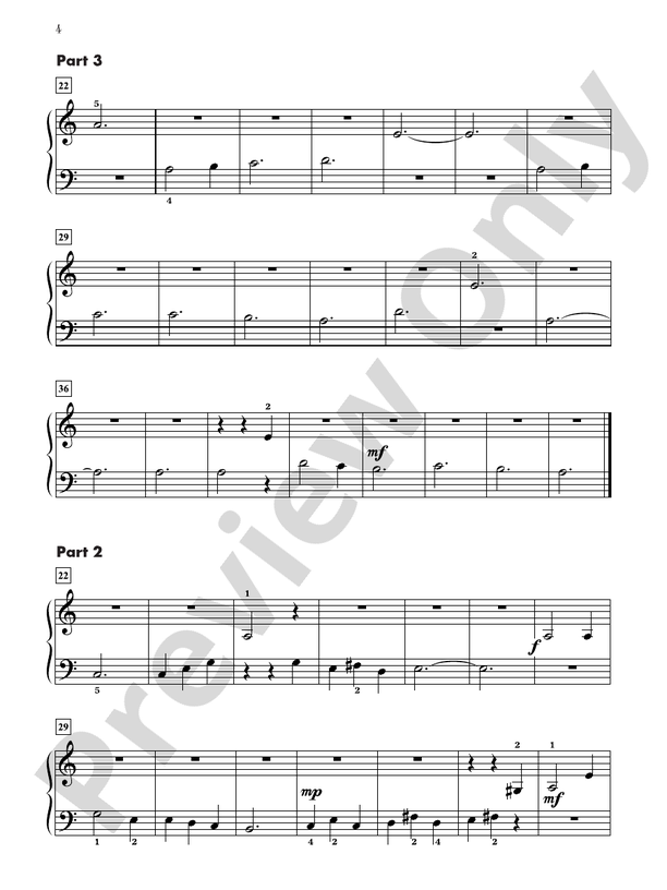 Contest Winners for Three, Book 1: 6 Piano Trios from the Alfred, Belwin, and Myklas Libraries  (Digital Download)