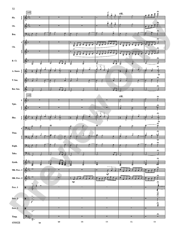 Winds of Change - Concert Band Conductor Score & Parts (Digital Download)