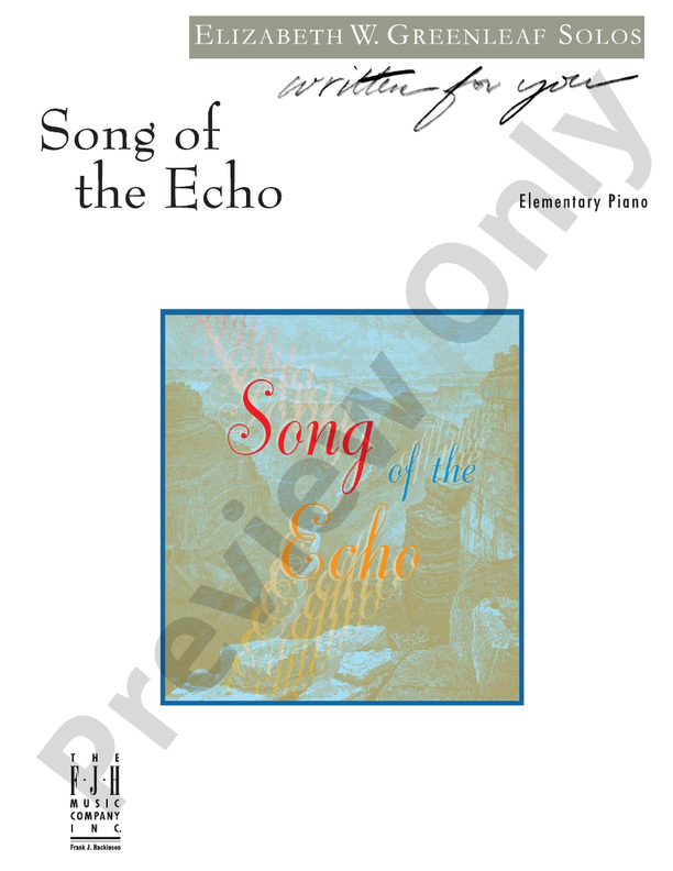 Song of the Echo - Piano (Digital Download)