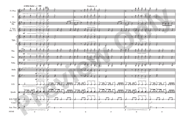 Dentist! / Suddenly, Seymour – Marching Band Conductor Score & Parts (Digital Download)