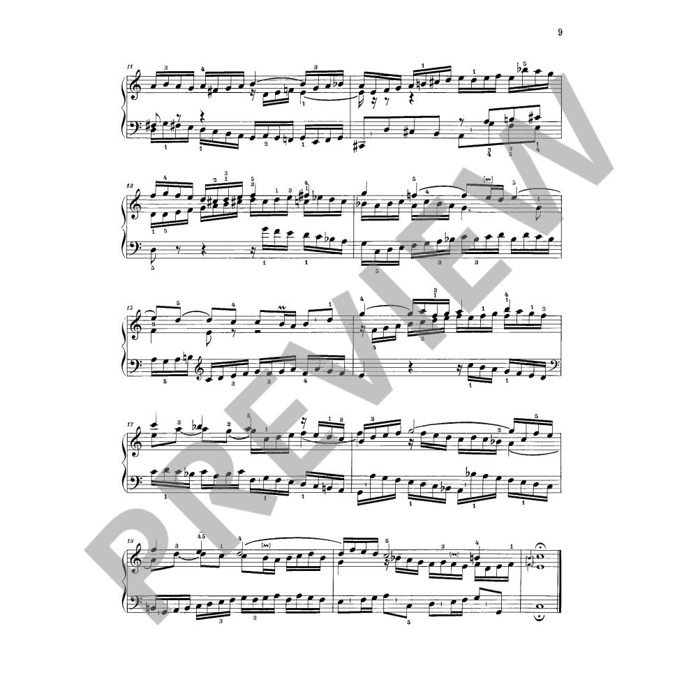 Bach - 3-Part Inventions - Piano Solo Schott ED01096