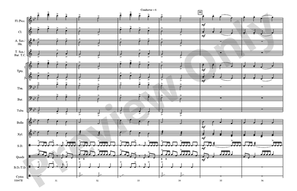 The Great Gate of Kiev – Marching Band Conductor Score & Parts (Digital Download)