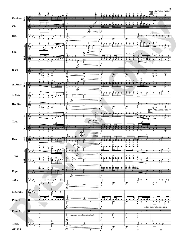 Two 16th Century Carols - Concert Band Conductor Score & Parts (Digital Download)