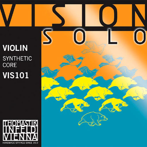 Thomastik Vision Solo Violin, Set (D-Silv/E-Ball), 4/4