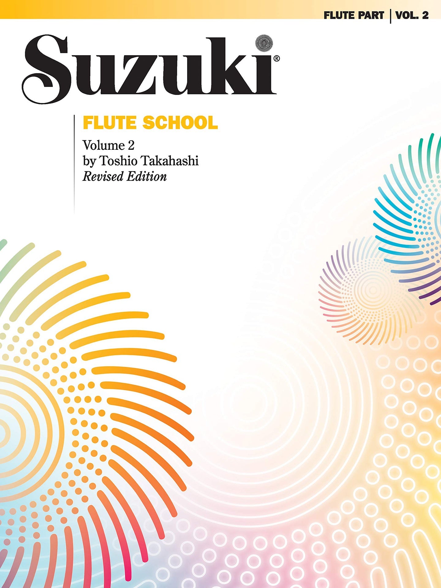 Suzuki Flute School Book/Volume 2 - Flute Book Only, No CD International Edition Summy Birchard 0167S