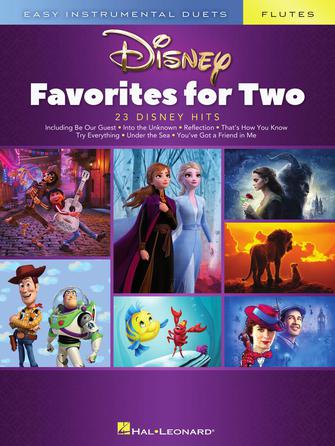 Disney Favorites for Two - Flute Duet Hal Leonard 382595