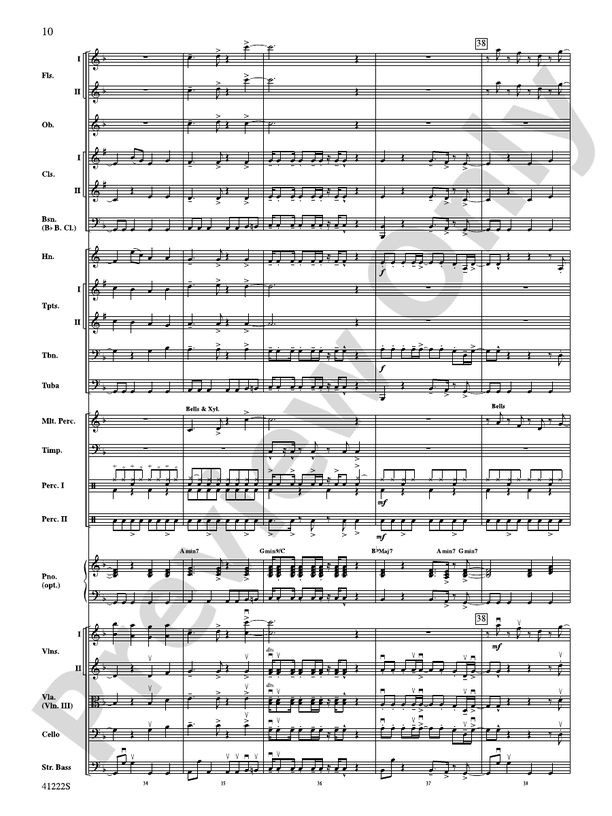 Treasure - Full Orchestra Conductor Score & Parts (Digital Download)