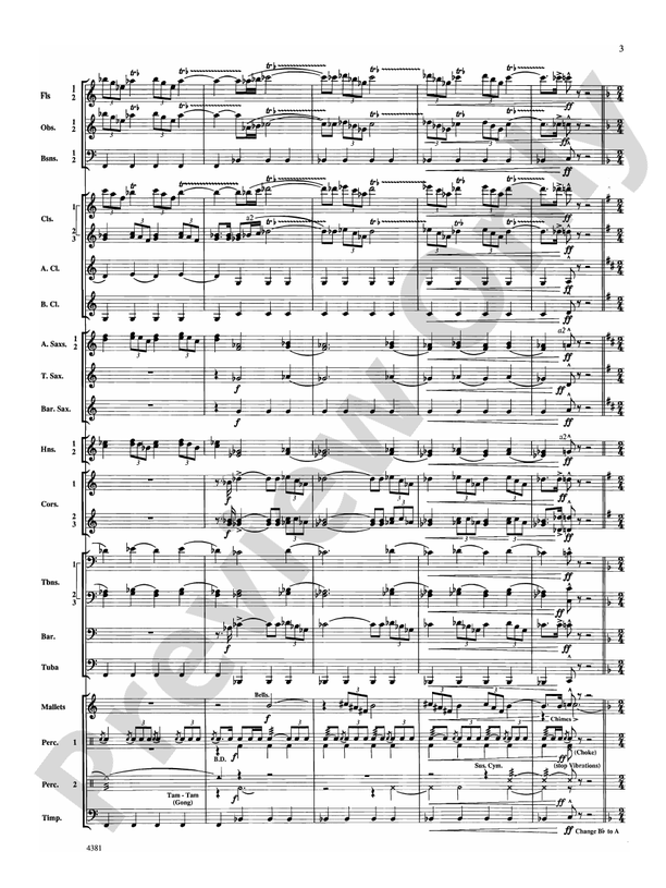 Variations on a Nautical Hymn - Concert Band Conductor Score & Parts (Digital Download)