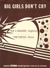 Big Girls Don't Cry - The Four Seasons (30445)  - PVG (Digital Download)