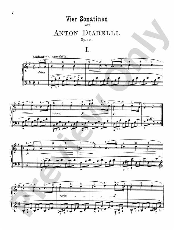 Cramer - Eleven Sontinas - Piano Solo (Digital Download)