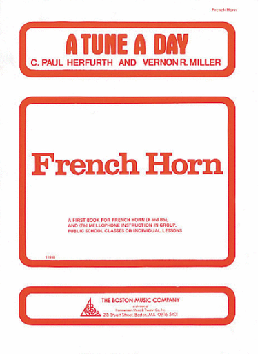 A Tune A Day Book 1 - French Horn by Herfurth Boston BT10181