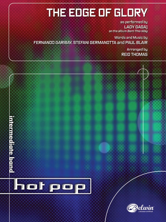 The Edge of Glory - Concert Band Conductor Score & Parts (Digital Download)