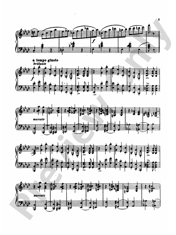 Tchaikovsky - Collection II (6 Piano Pieces) - Piano Solo (Digital Download)