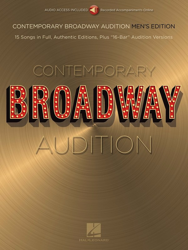 Contemporary Broadway Audition: Men's Edition - Vocal Online Audio - Hal Leonard
