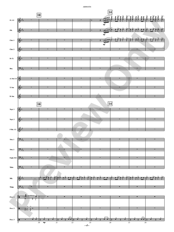 Airwaves - Concert Band Conductor Score & Parts(Digital Download)