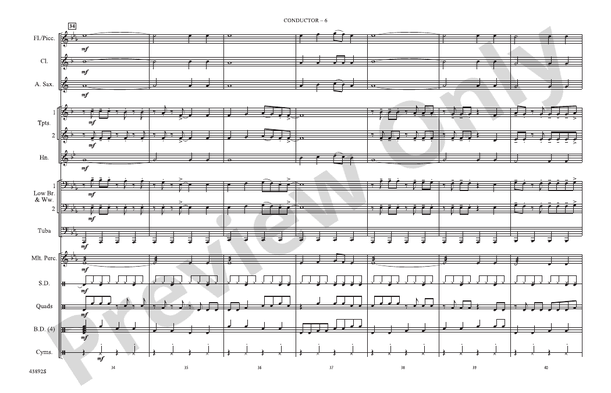 Everything Is Awesome (from The Lego¬Æ Movie) – Marching Band Conductor Score & Parts (Digital Download)