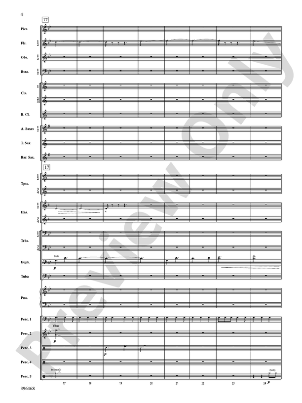 Scarborough Fair (Grade 4) - Concert Band Conductor Score & Parts (Digital Download)