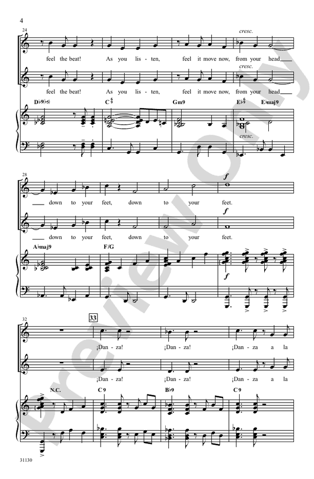 ¡Danza! - 2-Part Choral Octavo (Digital Download)