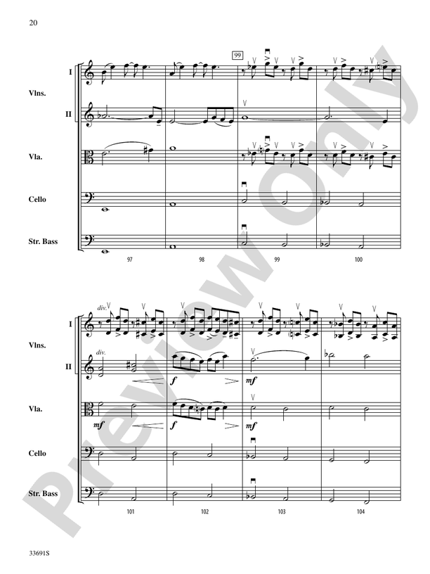 Paranoid Android (from OK Computer) - String Orchestra Conductor Score & Parts (Digital Download)