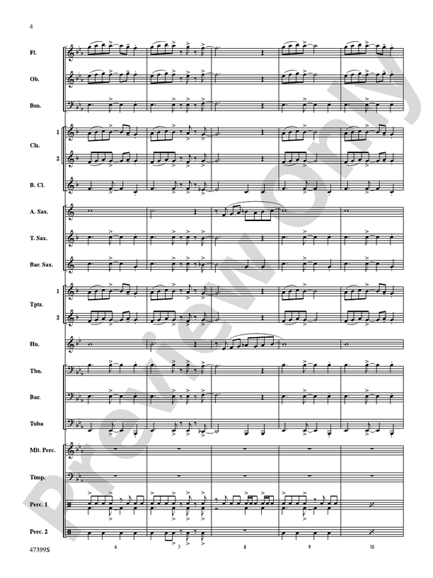 Exhilaration - Concert Band Conductor Score & Parts (Digital Download)