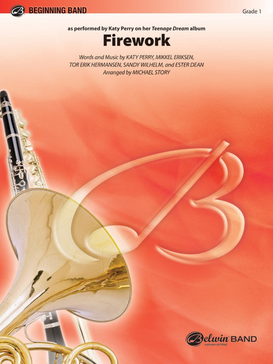 Firework - Concert Band Conductor Score & Parts (Digital Download)