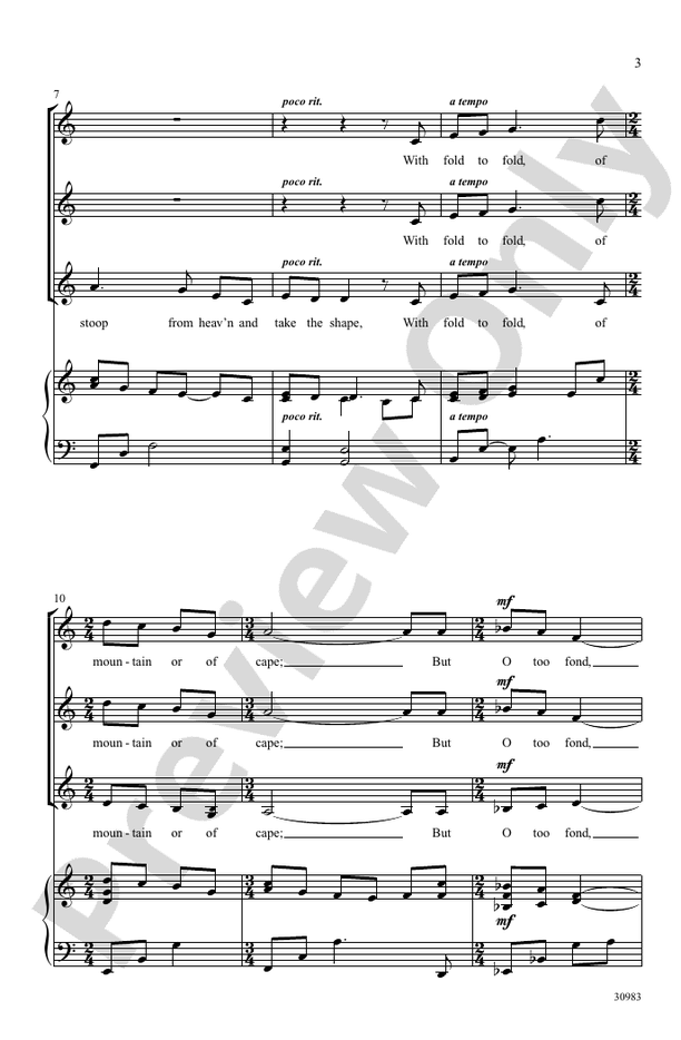 Ask Me No More – SSA Choral Octavo (Digital Download)