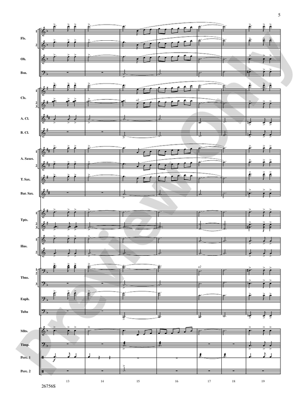 Mineola Waltz - Concert Band Conductor Score & Parts (Digital Download)