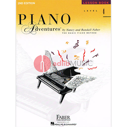 Piano Adventures Level 4 Lesson Book - Piano by Faber/Faber Hal Leonard 420183