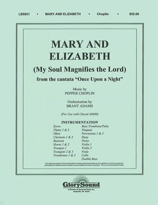 Mary and Elizabeth (from Once Upon a Night) - Pepper Choplin - Shawnee Press Score/Parts