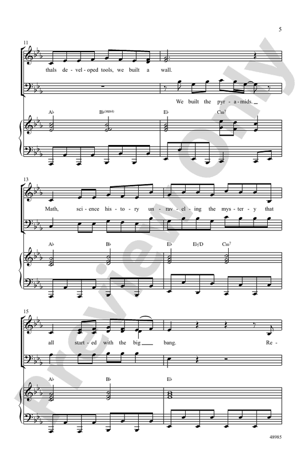 Streaming Sitcoms - SAB Choral Octavo (Digital Download)