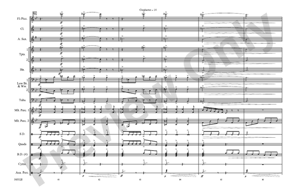 Harry Potter: The Music, Part 3 – Marching Band Conductor Score & Parts (Digital Download)