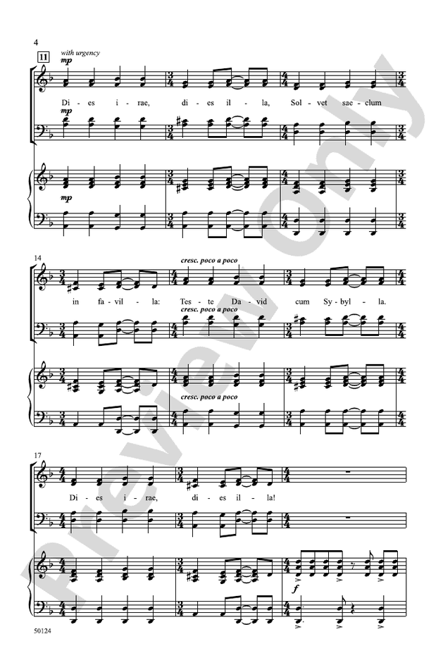 Didn't My Lord / Dies Irae - SATB Choral Octavo (Digital Download)