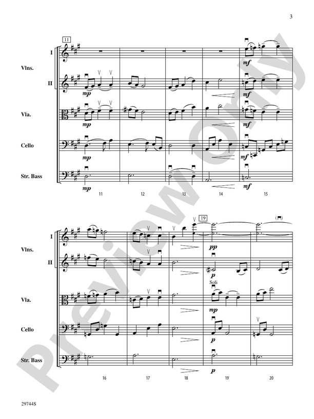 A Southwest Serenade – String Orchestra Conductor Score & Parts (Digital Download)