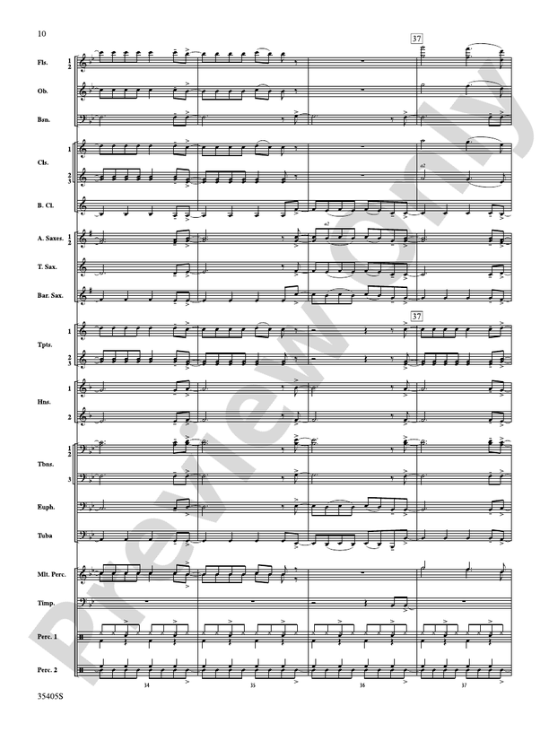 Prime Time Tuesday - Concert Band Conductor Score & Parts (Digital Download)