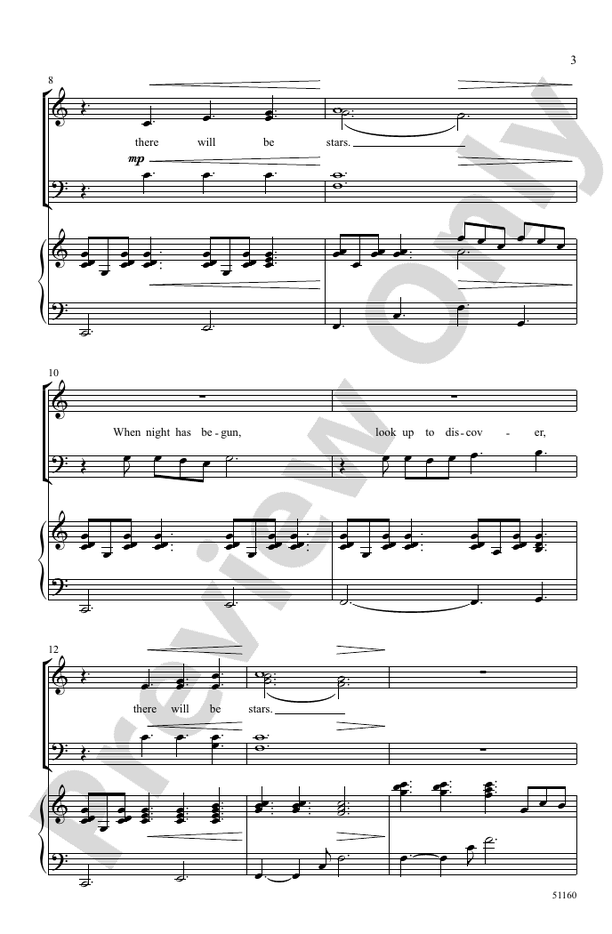 There Will Be Stars - SATB Choral Octavo (Digital Download)