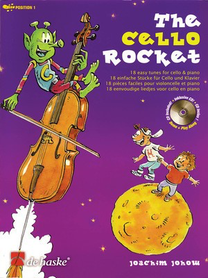 The Cello Rocket - 18 Easy Tunes for Cello and Piano - Joachim Johow - Cello De Haske Publications /CD