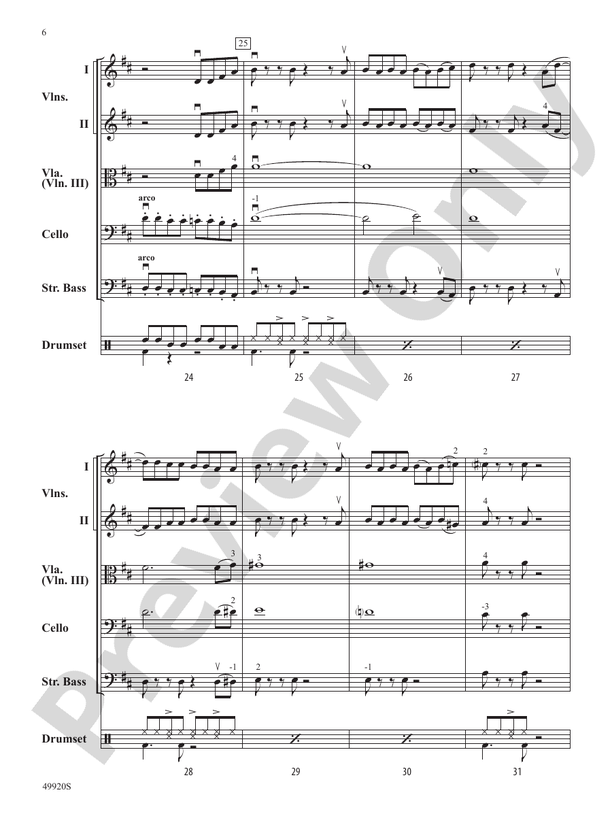 Made You Look - String Orchestra Conductor Score & Parts (Digital Download)
