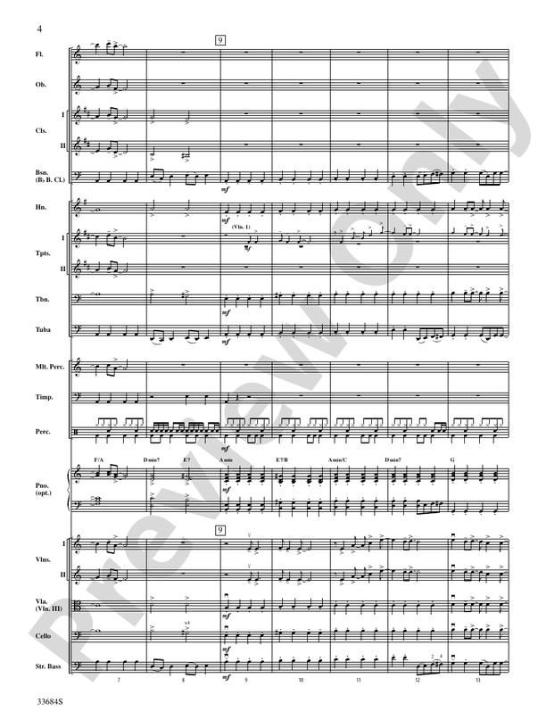 Fame (from the motion pictureFame) - Full Orchestra Conductor Score & Parts (Digital Download)