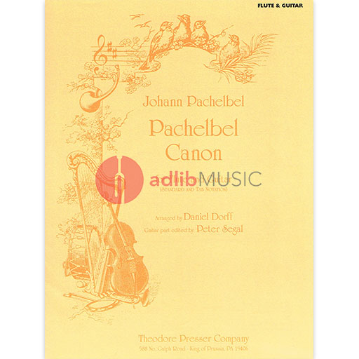 CANON ARR DORFF FOR FLUTE & GUITAR - PACHELBEL - FLUTE - PRESSER